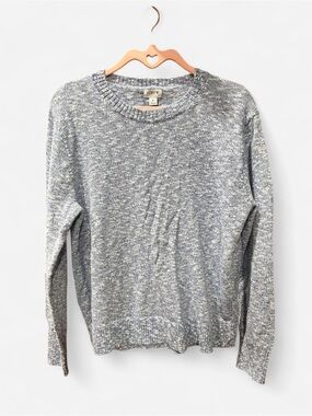 J. Crew Heathered Gray Crewneck Sweater